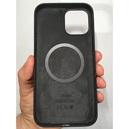 Оригінальний силіконовий чохол Apple Silicone Case MagSafe для iPhone 12 Pro Max Midnight (MHLG3ZM/A) - мініатюра 7