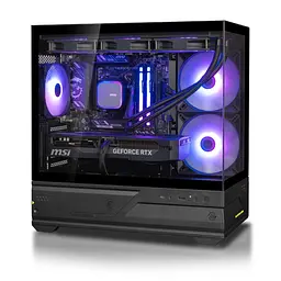 Комп'ютер Dragon Lucky Spectre Powered_by MSI (RTX 5070 - R7 7800X3D) Black / AMD Ryzen 7 7800X3D (4.2–5.0), 8 ядер / NVIDIA GeForce RTX 5070 / 32 ГБ (DDR5) / 1024 ГБ (SSD) - мініатюра 3