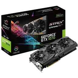 Відеокарта GeForce GTX 1070 8GB Asus ROG Strix Gaming OC ROG Strix Gaming (ROG-STRIX-GTX1070-O8G-GAM - мініатюра 2
