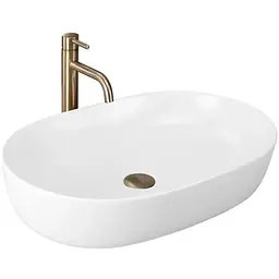 Умивальник Rea Cleo 60 white matt накладний REA-U9653, Білий матовий
