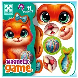 Гра розвиваюча VLADI TOYS "Емоції Кошеняти" магнітна VT3220-05