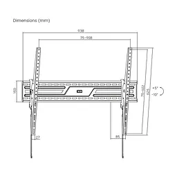 Кронштейн Brateck KL38-69T - миниатюра 2