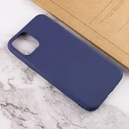 Силіконовий чохол Candy для Apple iPhone 14 Plus (6.7) Синій - мініатюра 4