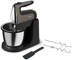 Tefal Міксер стаціонарний Powermix Silence 600Вт, насадки-4, чаша-метал, 2,5л, турборежим, сіро-чорний - мініатюра 2