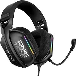 Навушники Onikuma геймерські дротові X-12 Pro з мікрофоном та RGB підсвіткою ігрова гарнітура для ПК