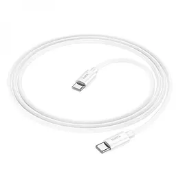 Дата кабель Hoco X 87 Magic Type-C to Type-C PD 60 W (1 m) White - мініатюра 4