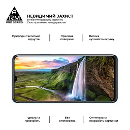 Захисне скло на VIVO Y15s з олеофобним покриттям, Pro, повне проклеювання, антистатичний і пиловідштовхуючий шар, 9H, самоклеючеся, 2.5D, на весь екран, антистатичний клей, ArmorStandart (ARM61009) - мініатюра 5