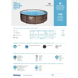 Басейн каркасний Bestway 56709 - мініатюра 3