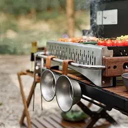 Портативний гриль для стільниці Naturehike CNK2300CJ010 чорний - мініатюра 2