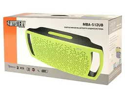 Портативна акустика Mystery MBA-512UB Lime - мініатюра 5