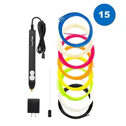 3D-ручка 3Doodler Flow для професійного користування синя (FLOW-INTL) - мініатюра 2