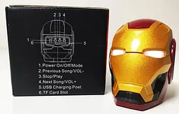 Портативна бездротова Bluetooth колонка OPT-TOP Iron Man micro-USB SD/microSD/TF Card - мініатюра 8
