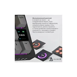 Клавіатура Ajazz AK820 Pro Flying Fish Switch Purple RGB USB/Wireless/Bluetooth UA Purple (AK820PRO-FF-PWB) - мініатюра 10