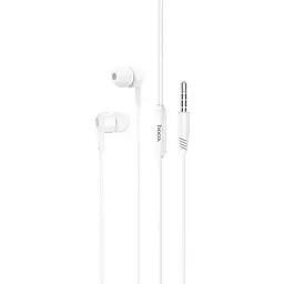 Провідні вакуумні навушники Hoco M99 Celestial universal earphones with microphone, 3.5mm, 1.2m, white