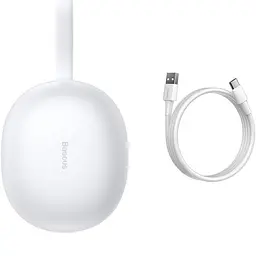 Бездротові навушники TWS Baseus W05 NGW05-02 White - мініатюра 4