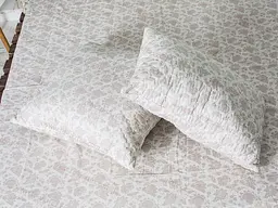 Подушка Ecotton 40х60 см антиалергенна натуральний чохол бежевий 20-1154 Beige (4245)