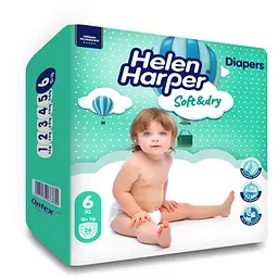 Підгузки Helen Harper Soft & Dry New XL (6) 15+ кг 26 шт. - мініатюра 2