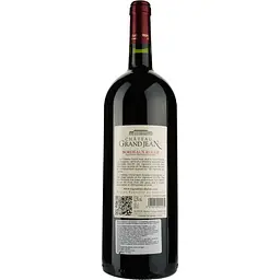 Вино Chateau Grand Jean AOP Bordeaux 2021, червоне, сухе, 1,5 л - мініатюра 2