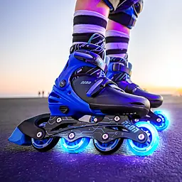 Роликові ковзани Neon Inline Skates розмір 34-37 сині (NT08B4) - мініатюра 7