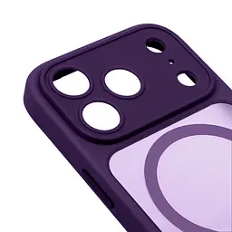 Чехол для Apple iPhone 17 Pro Max, Lush MagCase, фиолетовый, противоударная панель-накладка из TPU и PC, полупрозрачный чехол с MagSafe (с магнитом), с защитой камеры, поддержка беспроводной зарядки, защита всего корпуса, ArmorStandart (ARM87499) - мініатюра 4