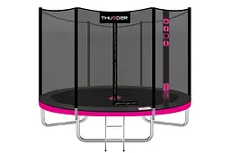 Батут із внутрішньою сіткою THUNDER OUTSIDE PRO 8FT 244 см Black/Pink