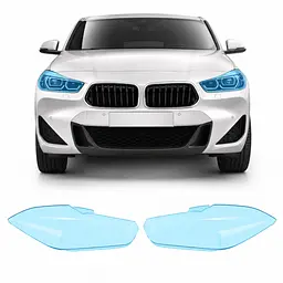 Антигравійна захисна бронеплівка за лекалами для BMW X2 F39 2018-2023 - оптика (фари та ПТФ)