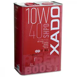Моторна олива Xado 10W-40 SHPD, Red Boost 4 л (ХА 26249)