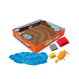 Набір кінетичного піску для творчості Kinetic Sand Construction Zone, блакитний, 283 г (71417-2) - мініатюра 2