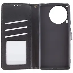 Шкіряний чохол-книжка GETMAN Gallant (PU) для TECNO Camon 30 (CL6) Чорний - мініатюра 6