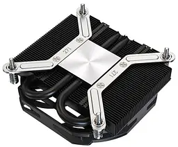 Кулер для процесора ID-Cooling IS-28i Black, алюміній, 1x92 мм, Intel 115x/1200/1700/1851, до 65 Вт, 4-pin, 800-3600 об/хв, гідродинамічний підшипник, низький профіль - 92×92× - мініатюра 3