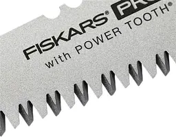 Пила Fiskars Pro PowerTooth 8 TPI посилена складна з потрійним заточуванням 150 мм (1062935) - мініатюра 4