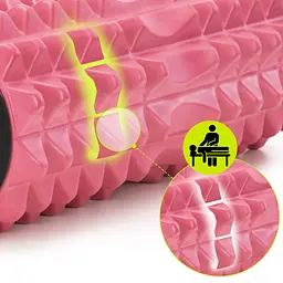 Масажний ролик Actiget EVA 33 x 13 см (валик, роллер) ACT0100 Pink - мініатюра 5