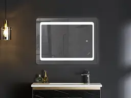 Дзеркало Mixxus TWEE MR09-50x80-Reverse (LED Touch, антизапотівання, димер, регулювання яскравості) MI6930 - мініатюра 10