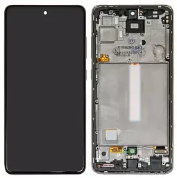 Дисплей Samsung A525 Galaxy A52, A526 Galaxy A52 5G, білий, із рамкою, Original (PRC), original glass