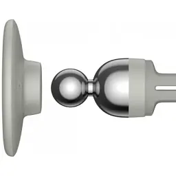 Універсальний автотримач Baseus Magnetic (на решітку) creamy-white (SUCC000102) - мініатюра 6