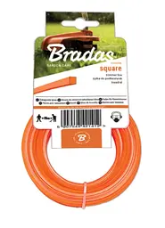 Волосінь для тримера Bradas TRIMMER "квадрат" 3,0мм х 15м ZTK3015K
