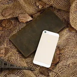 Гаманець чоловічий 14228 vintage шкіра Vintage коричневий - мініатюра 9