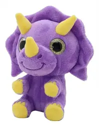 Интерактивная мягкая CuteKins игрушка Трицератопс 12 см плюш разноцветный