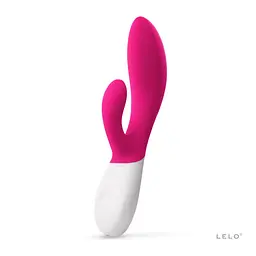 Вибратор Lelo Ina Wave 2 кролик для стимуляции клитора и точки G, 20х4.5 см розовый
