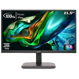 Монітор 21.5" Acer EK220QE3BI (UM.WE0EE.303) WLED, IPS, 1920x1080, 1 мс, 250 кд/м², 1000:1, 178°/178°, VGA/HDMI, Vesa чорний