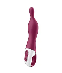Вібратор Satisfyer A-Mazing 1 21.7 см бордовий - мініатюра 2