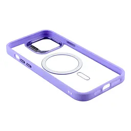 Чохол із підставкою MagSafe TPU PC Metal Stand Case and Camera Lenses Apple iPhone 13 Pro Max Purple - мініатюра 4