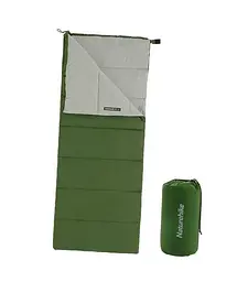Спальник Naturehike F150 (NH22MSD05) +13°C - лівий - 190см - зелений