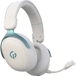 Навушники GamePro Asgard Freya Pro Wireless White/Blue (HSW201WB) - мініатюра 3
