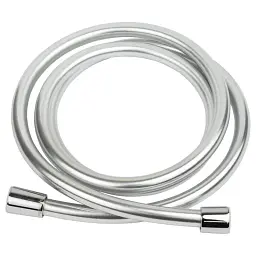 Шланг для душа Corso 1/2" ПВХ 3-х шаровий з підшипником сріблястий (XB-0136) - мініатюра 2
