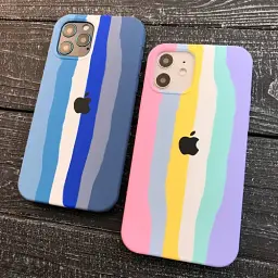 Чохол-накладка Grand для iPhone 11 X 12 13 Rainbow - мініатюра 4