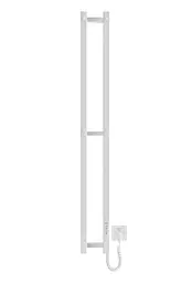Рушникосушка електрична Slim, 1170х140х80мм, таймер-регулятор, сталь, білий матовий Hygge Family van0000872 - мініатюра 2
