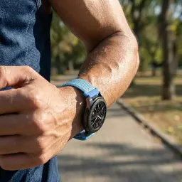 Ремінець BeCover Nylon Style для Honor MagicWatch 2/Huawei Watch 3 Pro Classic 46mm Aqua Blue (715003) - мініатюра 3
