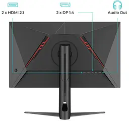 Монітор 27" QUBE Overlord G27Q300H QHD IPS 300Hz (G27Q300H) - мініатюра 4