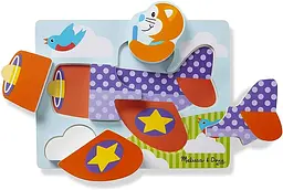 Дерев'яний пазл Melissa&Doug Транспорт, 22 елементи (MD30133) - мініатюра 5